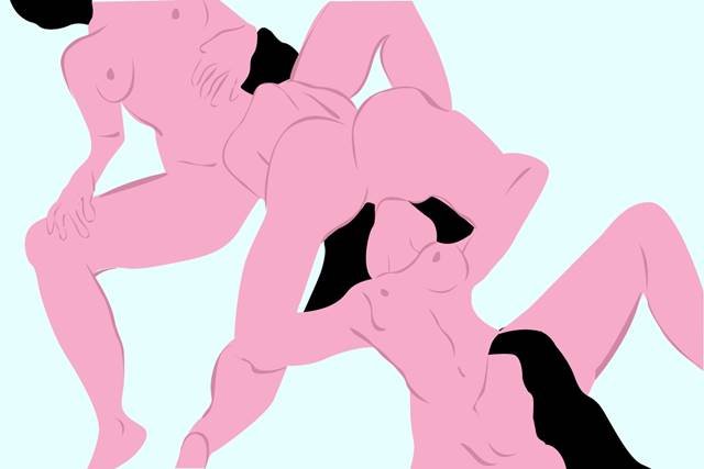 Ilustração de 4 pessoas fazendo sexo - Metrópoles