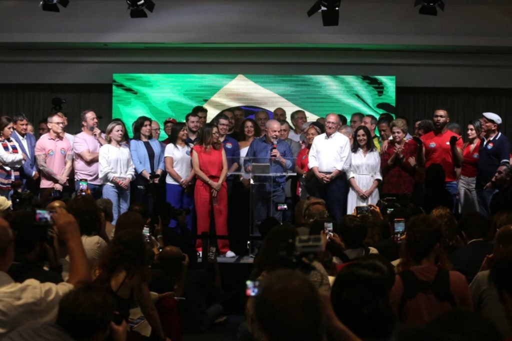 Luiz Inácio Lula da Silva (PT), faz o pronunciamento de vitória, após a apuração do segundo turno das eleições 2022 - Metrópoles