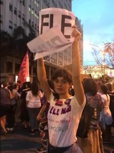 Atrizes da Globo em ato #EleNão contra Bolsonaro (Reprodução)