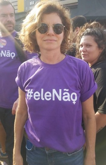 Atrizes da Globo em ato #EleNão contra Bolsonaro (Reprodução)