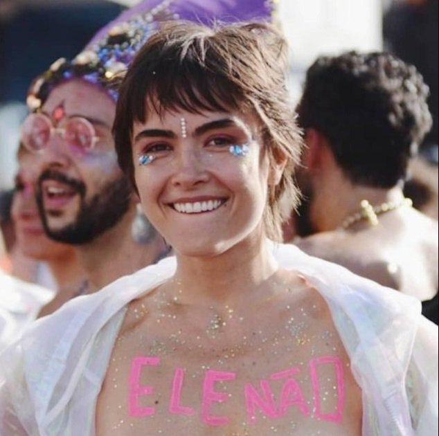 Atrizes da Globo em ato #EleNão contra Bolsonaro (Reprodução)