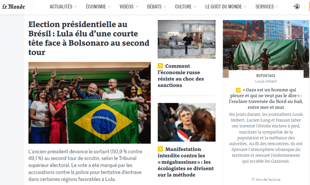 le monde lula
