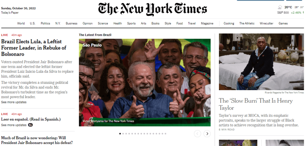 new york times lula