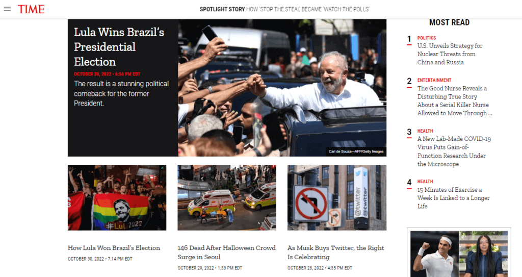 revista time lula