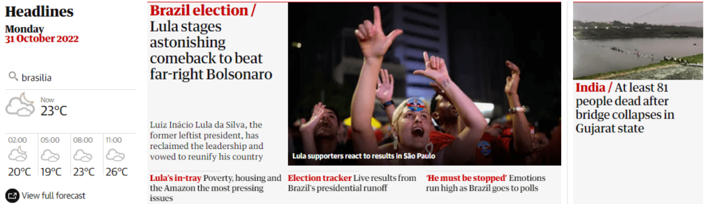 the guardian lula