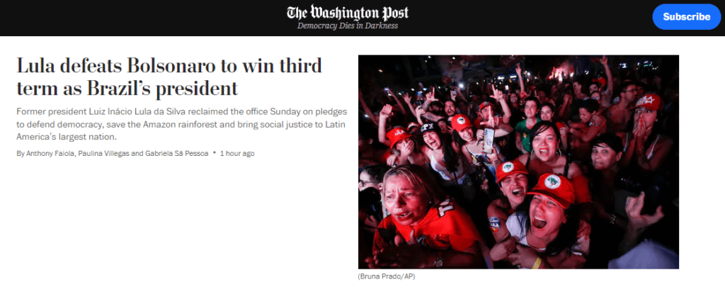 washington post lula