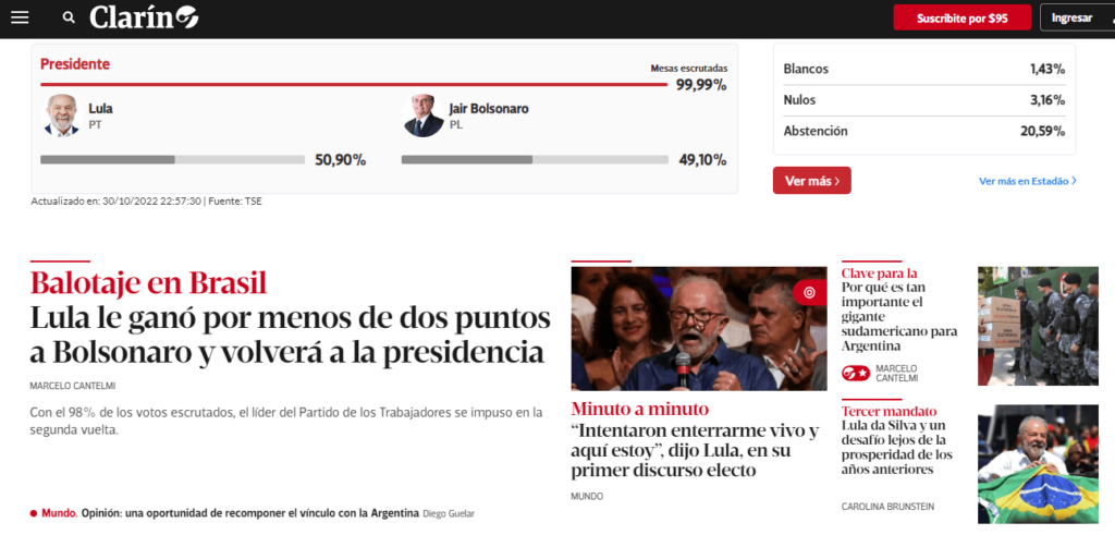 clarin lula