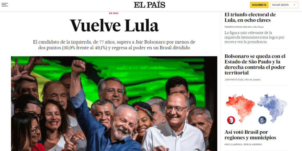 el pais lula