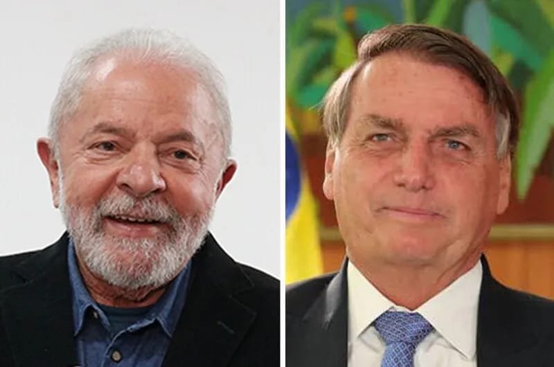 Montagem colorida com imagens de Lula e Bolsonaro - Metrópoles