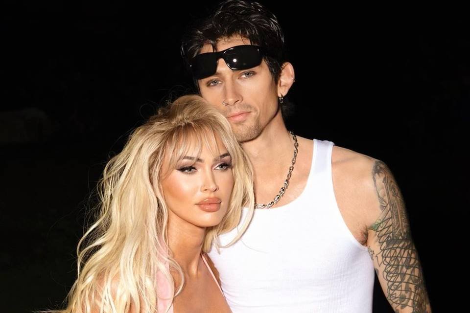 Megan Fox e Machine Gun Kelly fantasiados de Pamela Anderson e Tommy Lee - Metrópoles