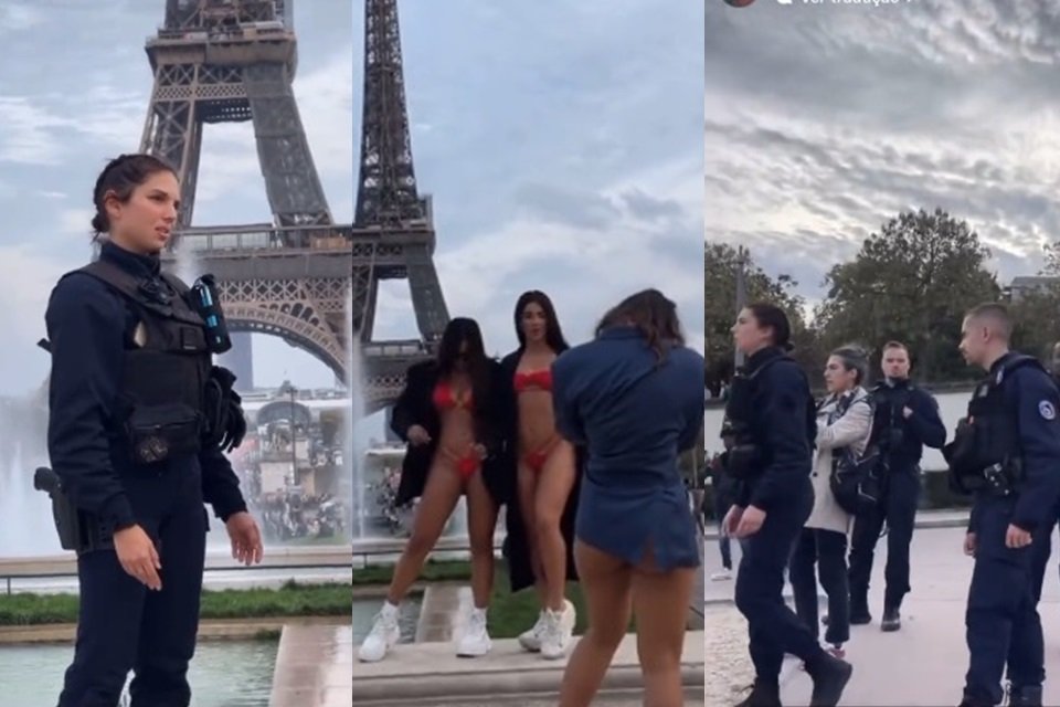 La police arrête des influenceuses brésiliennes à moitié nues à la Tour Eiffel