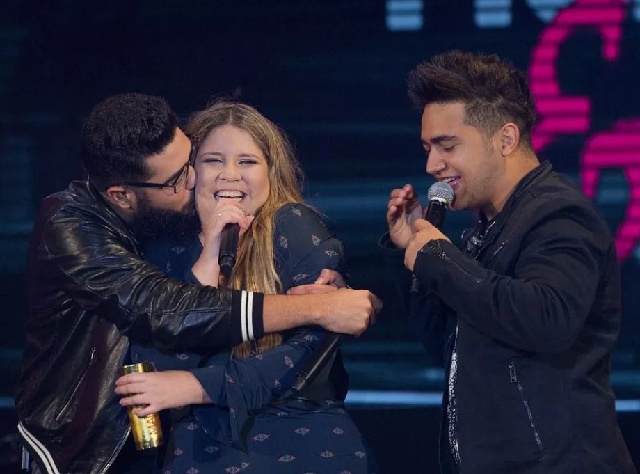 Henrique, Juliano e Marília Mendonça (Reprodução)