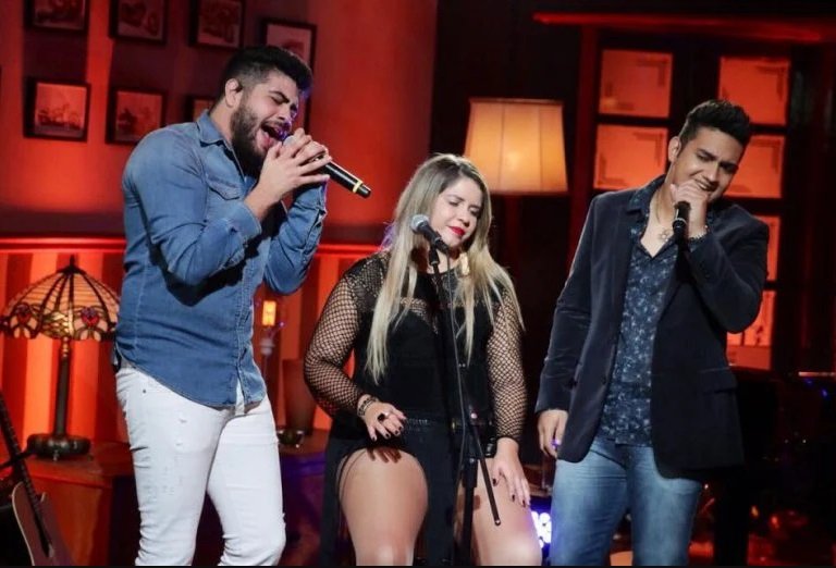 Henrique, Juliano e Marília Mendonça (Reprodução)
