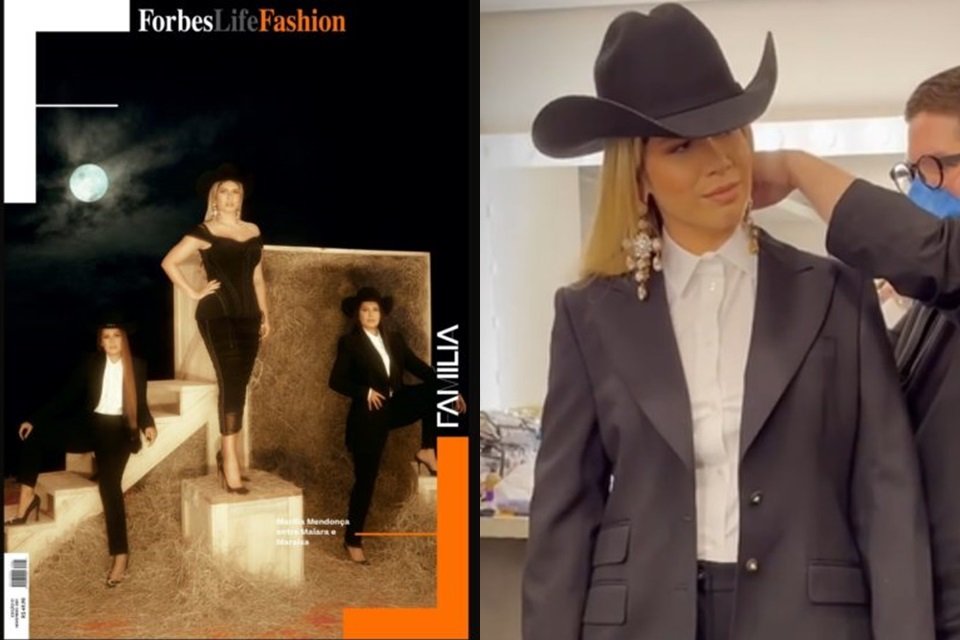 Marília Mendonça estampou a capa de Forbes junto com Maiara e Maraísa (Reprodução)