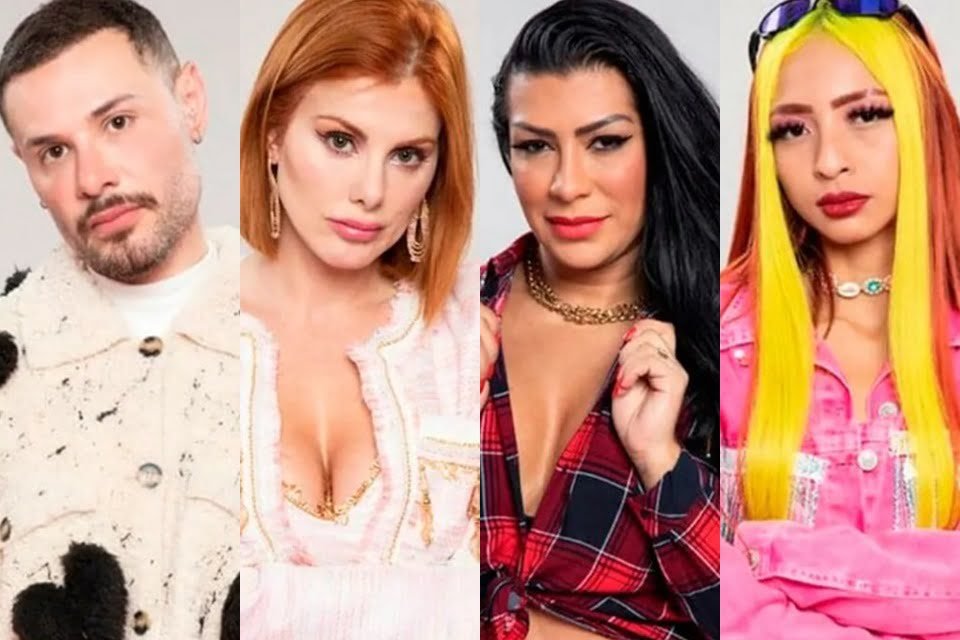 Alex, Deborah, Ellen e Ruvinha estão na roça (Divulgação/Montagem Metrópoles)