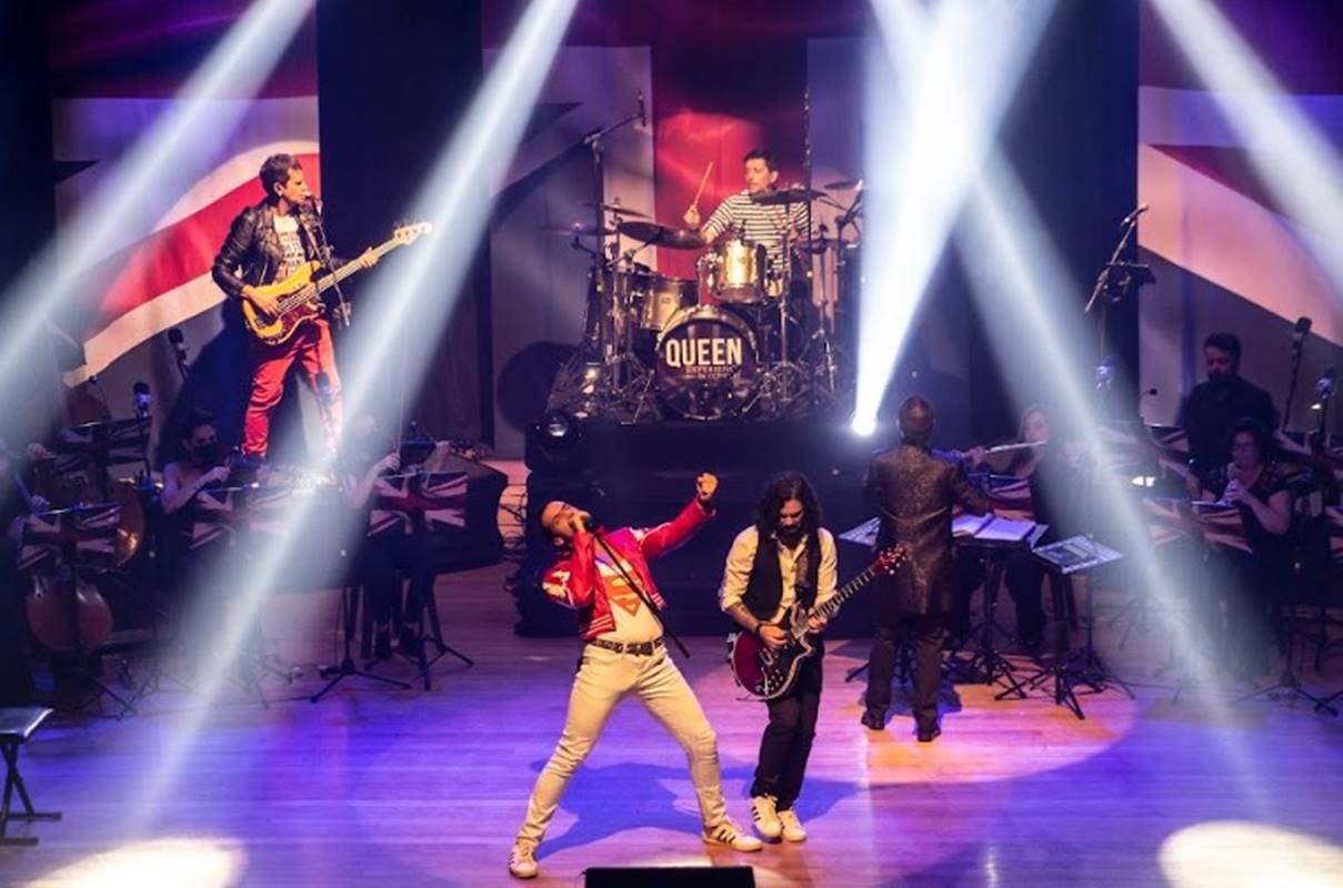 Foto colorida tributo a banda queen - Mwetrópoles