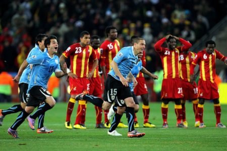 Uruguai e Ganana Copa de 2010