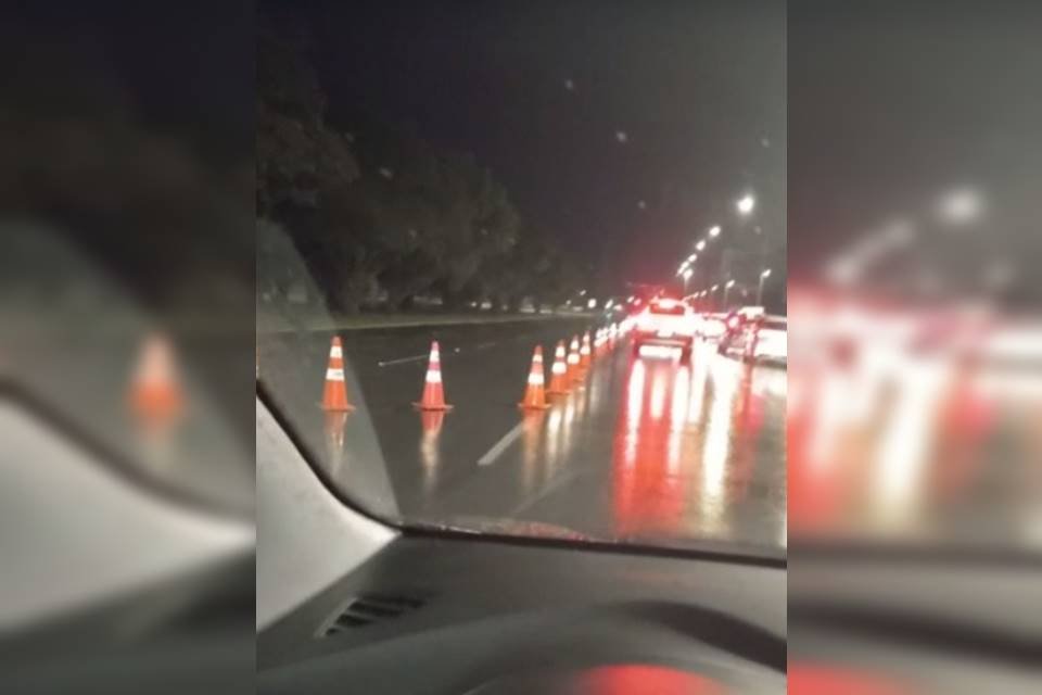 Eixo Monumental é interditado parcialmente na noite deste sábado