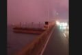 Colisão de navio na ponte Rio-Niterói - Metrópoles
