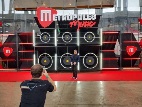 Espaços instagramáveis do Metrópoles no Metrópoles Music-Metrópoles