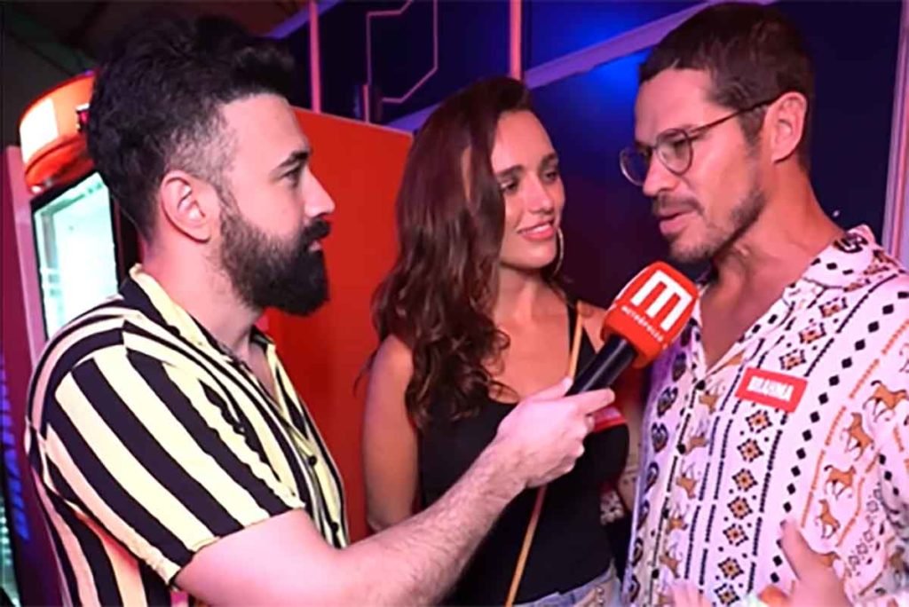 Print de entrevista de José Loreto e Rafa Kalimann à coluna LeoDias