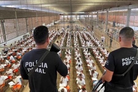 Presos do Sistema Penitenciário Federal de Sobral, no Ceará - Metrópoles