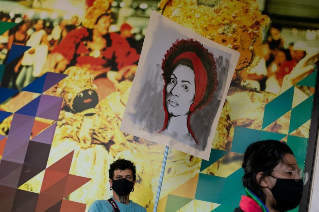 Imagem colorida mostra Manifestação contra Racismo na Fundação Palmares / Metrópoles