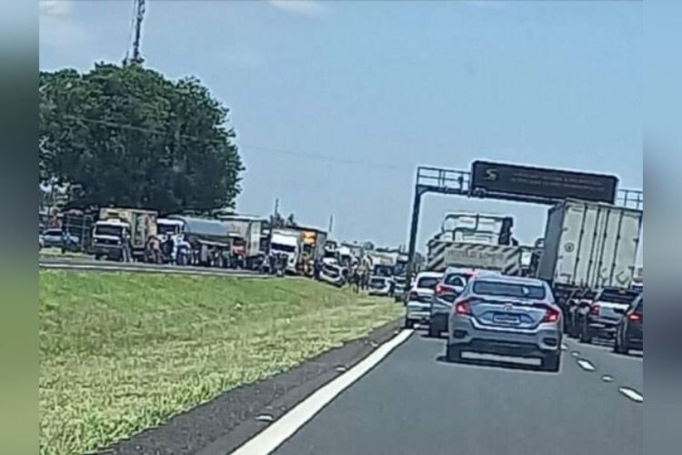 Trânsito em rodovia de São Paulo - Metrópoles