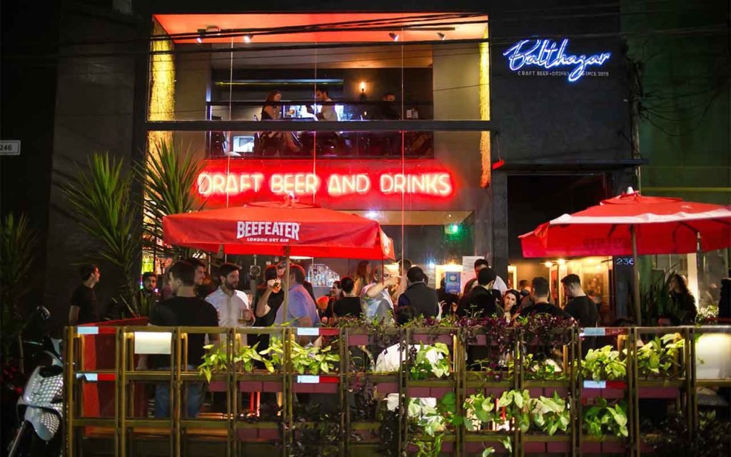 Fachada do Balthazar, em São Paulo