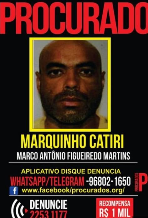Marquinho Catiri era procurado pela polícia