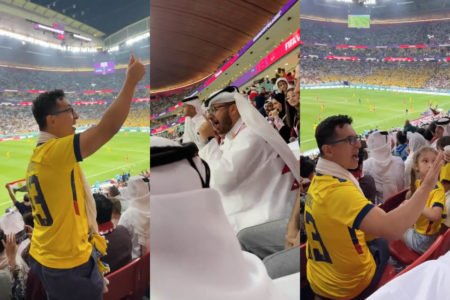 Torcedor do Equador provoca sheik do Catar na abertura da Copa do Mundo - Metrópoles