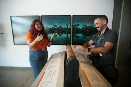 Imagem colorida mostra o museu interativo Sesi Lab - Metrópoles