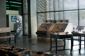 Imagem colorida mostra o museu interativo Sesi Lab - Metrópoles