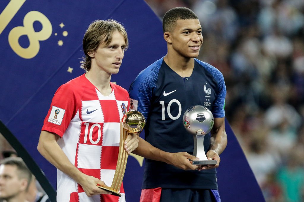 luka modric e kylian mbappe