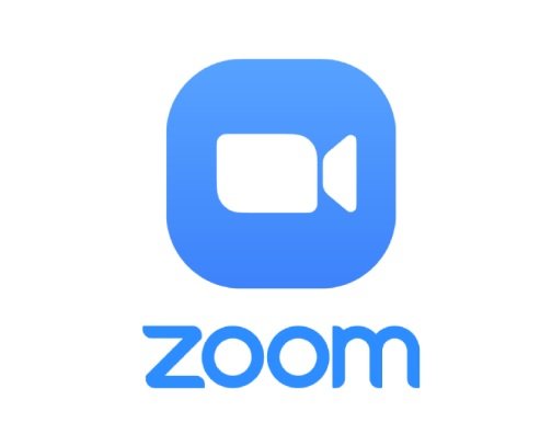 Imagem colorida do logo da Zoom