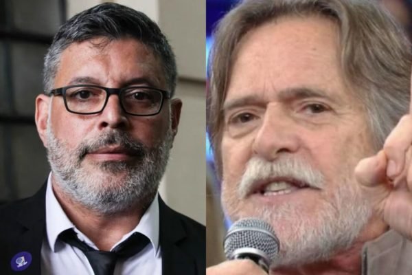 Fotos justapostas do deputado e membro do governo de transição de Lula, Alexandre Frota (esquerda) e o apoiador do presidente eleito e ator, José de Abreu (direito) - Metrópoles