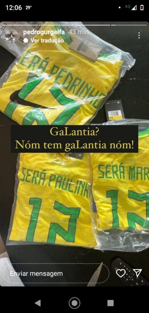 Brasileiro compra camisa da Seleção em site chinês, e entrega