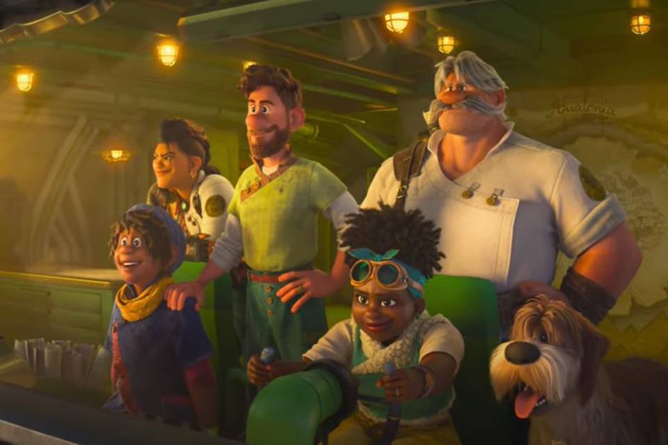 Cena da animação Mundo Estranho da Disney