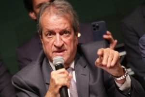Presidente do PL, Valdemar Costa Neto, durante coletiva de imprensa eleições 2022 - Metrópoles
