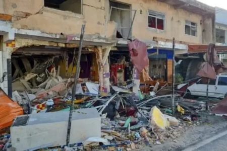 Vazamento de gás provoca explosão em Salvador