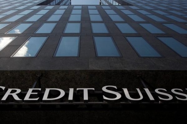 Imagem colorida do banco Credit Suisse