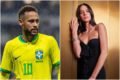 Montagem com foto do Neymar e Bruna Marquezine