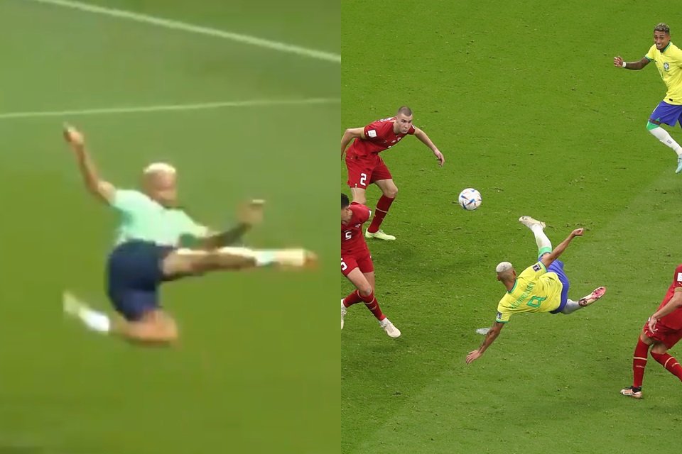 Com dois gols, Richarlison é eleito melhor em campo em Brasil x