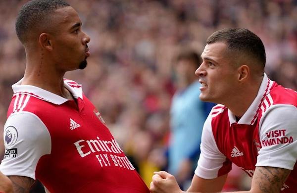 Parceiro de Gabriel Jesus no Arsenal ameaça: “Eu vou esmagá-lo”