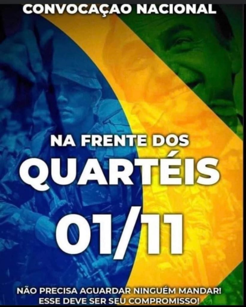 Convocação de protestos bolsonaristas