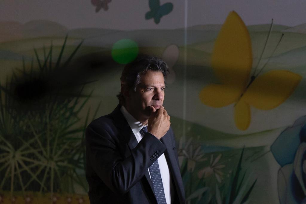 Imagem colorida mostra o ex-ministro Fernando Haddad (PT) - Metrópoles