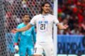 Edinson Cavani durante partida do Uruguai - Metrópoles