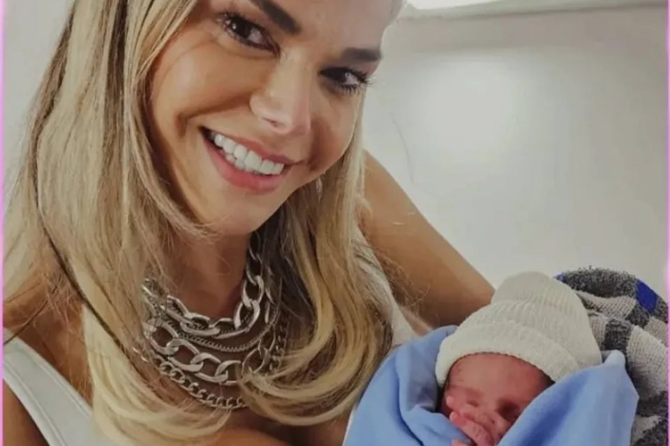 Léo Áquilla celebra a chegada da primeira neta e cria perfil nas redes ...