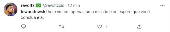 Prints do Twitter com apoio a Lewandowski - Metrópoles