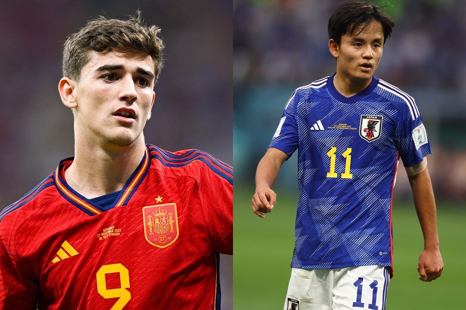 Gavi e Kubo são apostas de Espanha e Japão para a Copa do Mundo do Catar